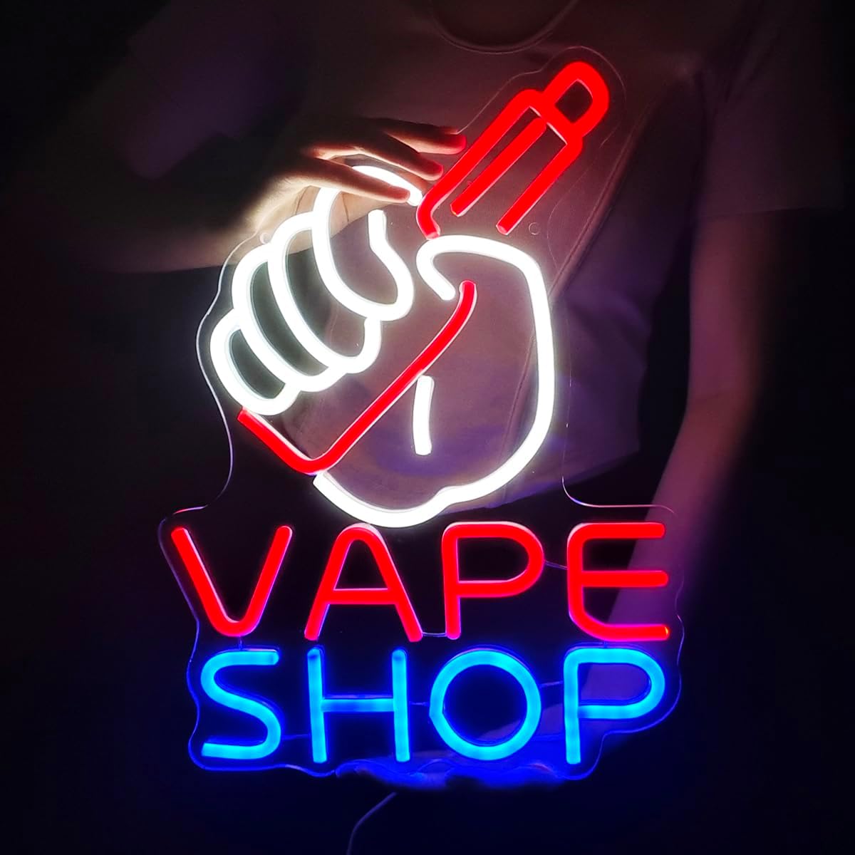 VAPE Shop Neon Sign for Smoke  - Vaping Shop recension och pris