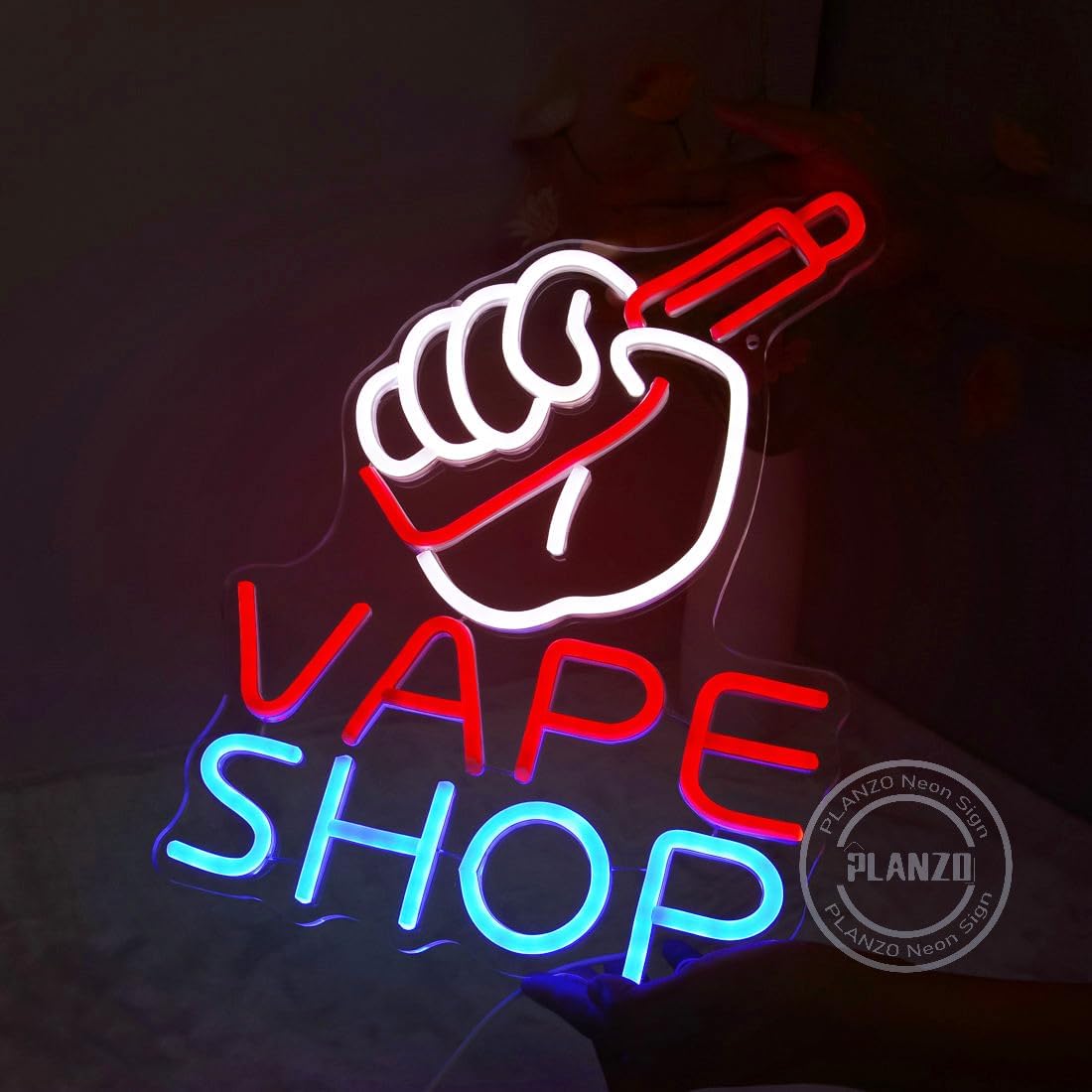 VAPE Shop Neon Sign for Smoke  - Vaping Shop recension och pris