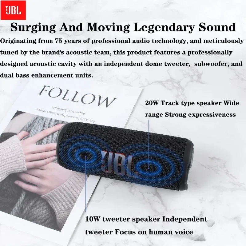 JBL Flip 6 Outdoor Wireless Sp - Jbl Speaker Flip 6 recension och pris